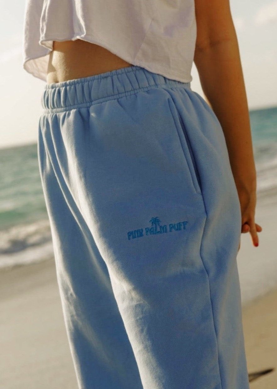 Puff Sweatpants in Blue